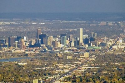 Downtown Denver from Lookout Mountain