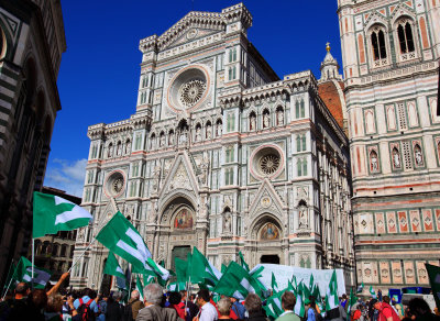 Duomo in a parade