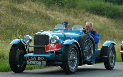 1934 Alvis Speed 20 Special biplace course 