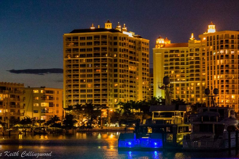 Sarasota at night