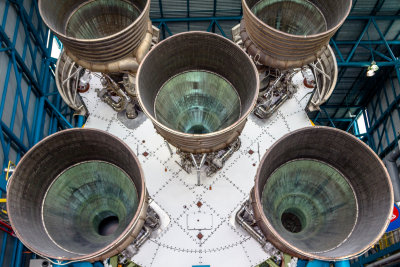 The business end of the Saturn 5