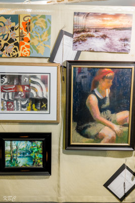 Original art at silent auction