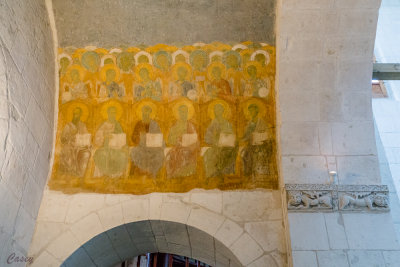 Remaining fresco onthe wall
