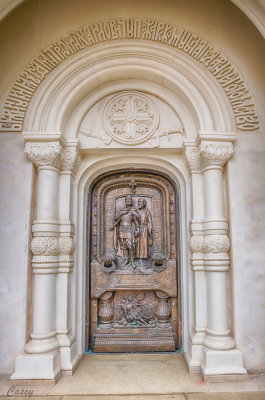 Doorway to the chapel. (HDR)