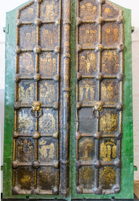 The original doors to the cathedral.