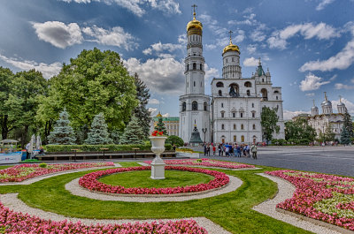 A view of the Kremlin bell tower