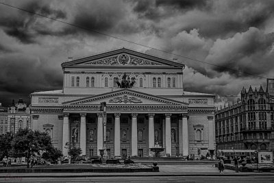 The Bolshoy Theater before a storm