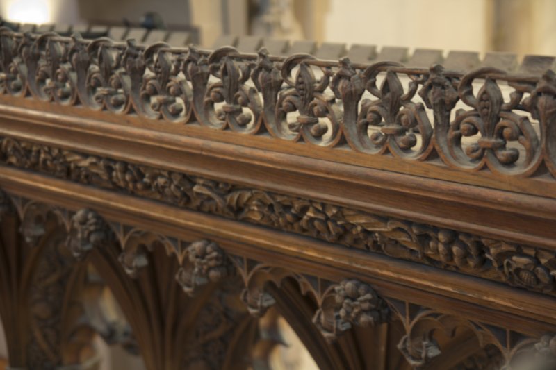 Choir Parclose, Cornice Detail