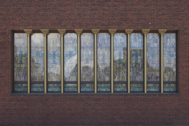 Stained glass, detail