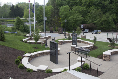 Overview from above of Veterans Park