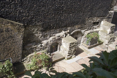Lower Portion of Lady Chapel, with Crypt Windows