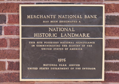 National Historic Landmark plaque