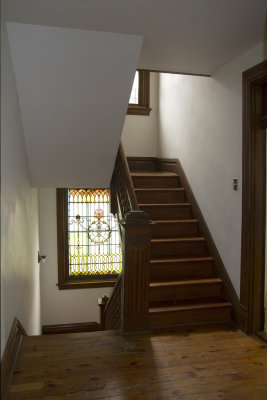 2nd Floor Hallway: Window and 3rd Floor Stairway