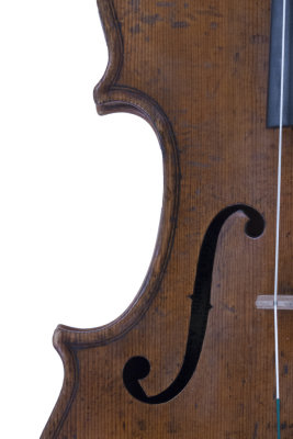1731 Violin f-hole