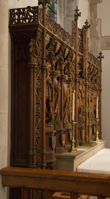 All Saints' Chapel Reredos: view from the left