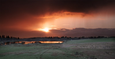 Sherifmuir Sunset,above Dunblane