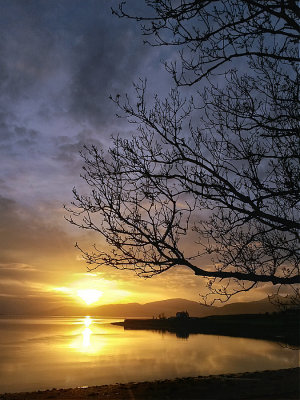 Sunset over Loch Linnhe.