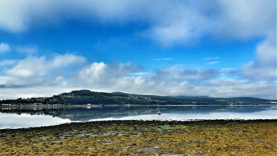 Looking over the Beauly firth to Inverness.