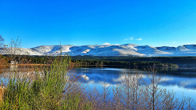 Loch Morlich and the Cairngorms