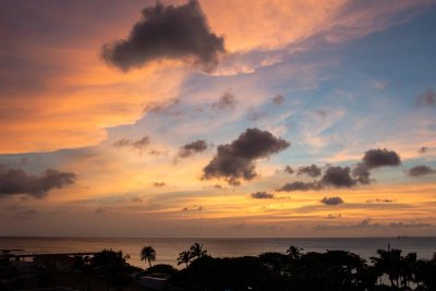 Sunset From The Balcony