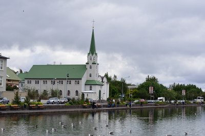 Frkirkjan og Tjrnin
