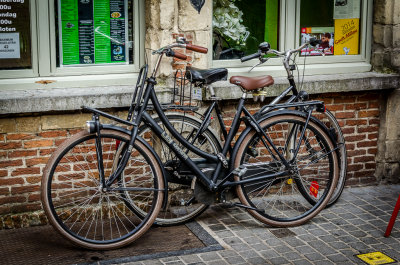 Antwerpen_ black bicycles