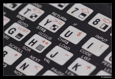 Sinclair ZX81 keyboard