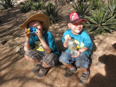 Josh & Zack at Desert Gardens