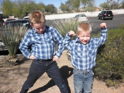 new shirts Granny & Grandpa bought