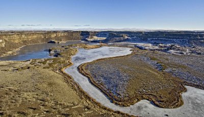 Dry Falls In Winter