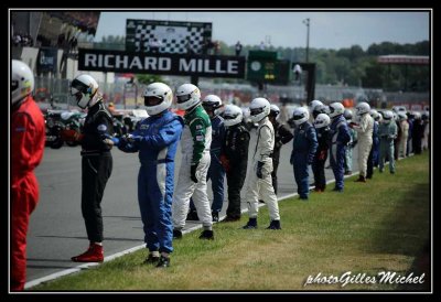 LE MANS Classic Race Serie One with start Le Mans type
