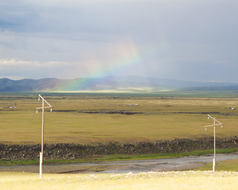 Rainbow in Northern Mongolia