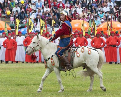 Naadam Opening Ceremonies - Mounted Guard