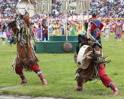 Folk Dancers, Opening Ceremonies, Naadam Festival