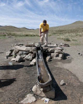 Community Water Well in the Desert