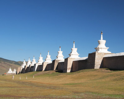Wall surrounding Erdene Zuu Monastery-circa 1586