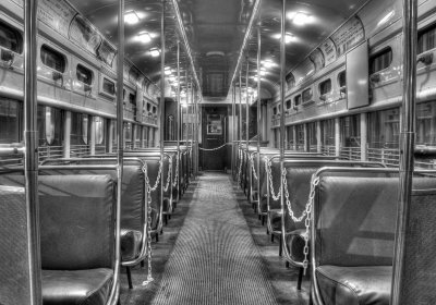 Inside a Streetcar-TTC