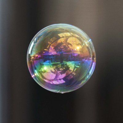 Colourful Floating Bubble