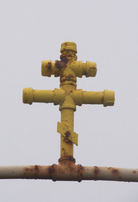 Saints Peter and Paul Russian Church-Cross at entrance