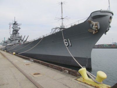 USS Iowa in San Pedro - 2014