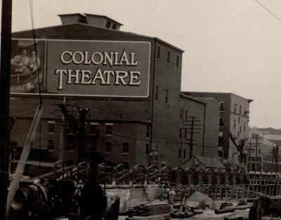 Rear of the Colonial Theatre