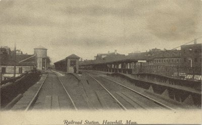 view of station across the Washington street bridge