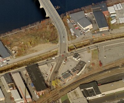 contemporary satellite view
