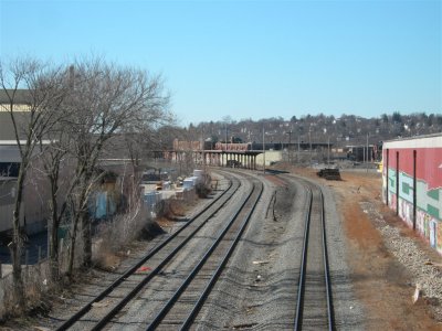 view east from the So. Union St. bridge