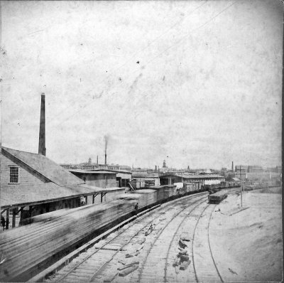 NE up the tracks 