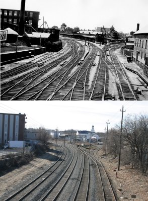 Then and now So. Lawrence Station