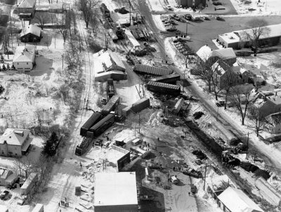 Train wreck in North Andover, 1984