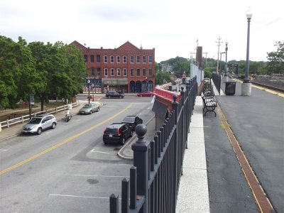 looking across Railroad Sq.