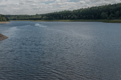 Ansicht des Eupener Sees vom Damm
