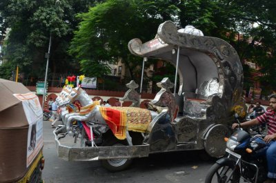 Fancy chariot for the celebration